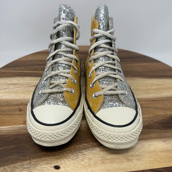 Converse x Chiara Ferragni Paillette Big Eyes Black Chuck Taylor Hi All Star 7 - Picture 7 of 9